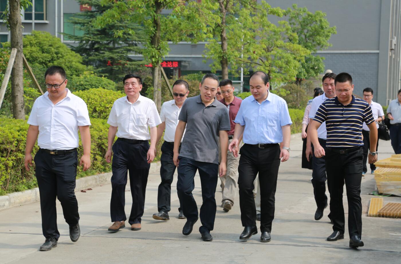 2018年7月，市委常委副市長朱健一行蒞臨公司指導(dǎo).JPG